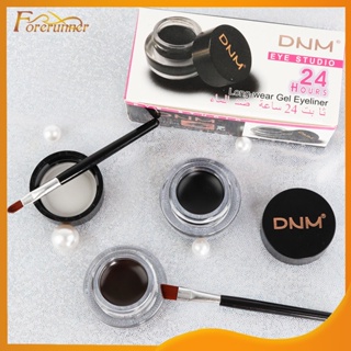 จลเขียนคิ้ว เจลอายไลเนอร์ 2 ตลับกันน้ำ ติดทน. Music Flower 24 Hours Longwear Gel Eyeliner เขียนคิ้ว + อายไลเนอร์（1337）