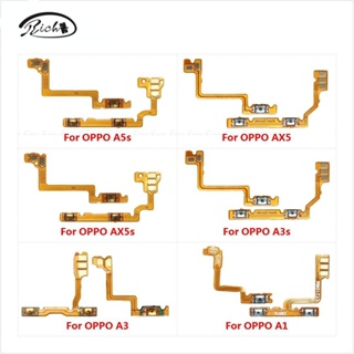 อะไหล่ปุ่มกดสวิตช์เปิดปิด ควบคุมระดับเสียง สายเคเบิ้ลอ่อน แบบเปลี่ยน สําหรับ OPPO A1 A3 A3s AX5s AX5 A5s