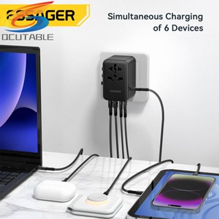 Essager ที่ชาร์จเร็ว 65W US EU UK ปลั๊กออสเตรเลีย ชาร์จ USB ได้เต็มที่