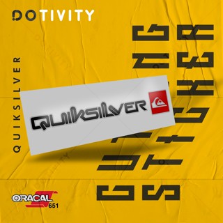 Quiksilver V12 สติกเกอร์ตัด 2 สี