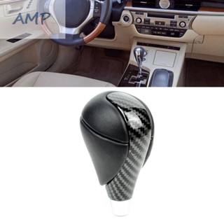 ⚡READYSTOCK⚡Gear Shift Knob Transmission Gear Box ABS+PU Leather Black Leather Carbon Fiber