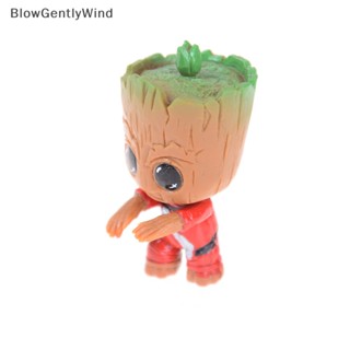 Blowgentlywind ตุ๊กตาฟิกเกอร์ Guardians of the Baby Groot PVC ของเล่นสําหรับเด็ก 4 ชิ้น BGW