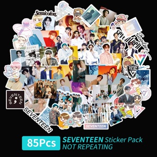 สินค้าใหม่ พร้อมส่ง สติกเกอร์ ลายอนิเมะดาว Seventeen สร้างสรรค์ สําหรับติดตกแต่งกระเป๋าเดินทาง คอมพิวเตอร์ สมุดมือ 85 แผ่น