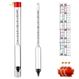 ชุดอุปกรณ์ทดสอบไฮโดรมิเตอร์ ไซรัปเมเปิ้ล น้ําเชื่อมเมเปิ้ล 1 ชิ้น สําหรับการวัดปริมาณน้ําตาล และคุณภาพ