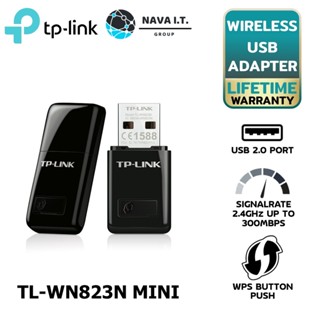 COINSคืน15%⚡FB9JMZV6⚡ TP-LINK TL-WN823N 300MBPS MINI WIRELESS N USB ADAPTER รับประกัน LT