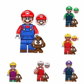 DARON โมเดลตุ๊กตาพลาสติก รูปการ์ตูนอนิเมะ Super Mario Bros ขนาดเล็ก ของเล่นเสริมการเรียนรู้ สําหรับเด็ก จํานวน 1 ชิ้น