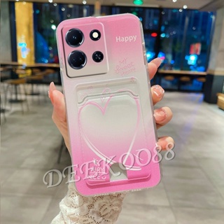 เคสโทรศัพท์มือถือแบบนิ่ม TPU พร้อมช่องใส่บัตร สําหรับ Infinix Note 30 Pro VIP 30i Hot 20 20S 20i 12 G96 Play NFC FREE FIRE Smart 7 HD Plus 4G Zero 5G 2023