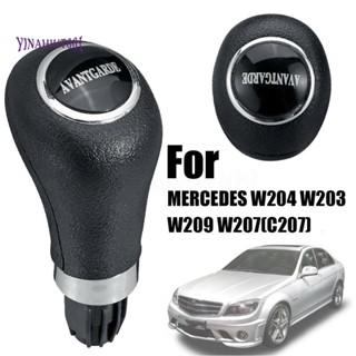 ปลอกหนังหุ้มเกียร์รถยนต์ สําหรับ MERCEDES W204 W203 W209 W207(C207)