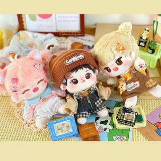 Cotton Doll Clothes 20cm cm Genuine Mens and Womens Doll Winter New Plush Doll Toy Doll Clothes Set Gift