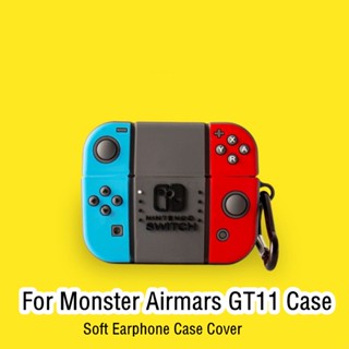 【ส่วนลด】เคสหูฟัง แบบนิ่ม กันกระแทก ลายการ์ตูนมอนสเตอร์ สําหรับ Monster Airmars GT11 Monster Airmars GT11