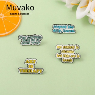 MUVAKO เข็มกลัดโลหะ คุณภาพสูง สีสันสดใส สําหรับเด็ก