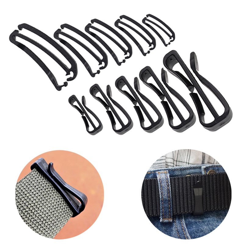 Luc คลิปหัวเข็มขัดเชื่อมต่อ แบบสไลด์เร็ว ปรับได้ สําหรับกระเป๋าเป้สะพายหลัง 5 ชิ้น