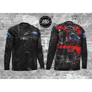 เสื้อยืด แขนยาว พิมพ์ลายรถยนต์ ford full sublimation