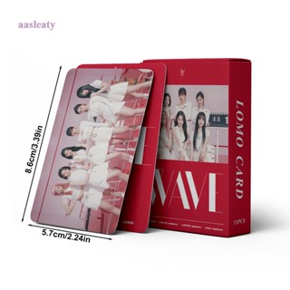 Aasleaty โปสการ์ดแฟชั่น พิมพ์ลาย Kpop Ive After Like Summer Love Dive Eleven Liz Lomo คุณภาพสูง สําหรับแฟนคลับ 54 ชิ้น ต่อชุด