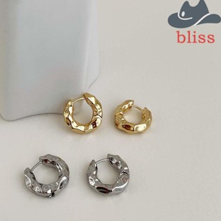 BLISS ต่างหูสตั๊ด สไตล์พังก์ หรูหรา เครื่องประดับ สําหรับผู้หญิง