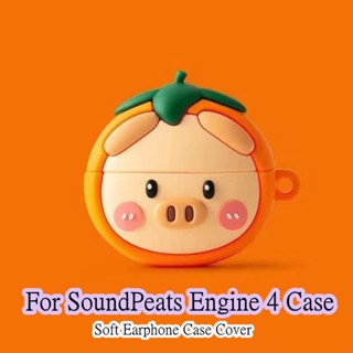 【คุณภาพสูง】เคสหูฟัง แบบนิ่ม ลายการ์ตูนอนิเมะ สําหรับ SoundPeats Engine 4 SoundPeats Engine 4