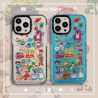 เคสโทรศัพท์มือถือแบบนิ่ม TPU ใส กันกระแทก ลายการ์ตูน Toy Story สําหรับ iPhone 15 14 Plus 13 12 Pro Max 11