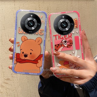 เคสโทรศัพท์มือถือแบบนิ่ม กันกระแทก ลายการ์ตูนหมีพูห์ สําหรับ เรียลมี Realme 11 Pro Pro+ 10T 10 Pro Pro+ 4G 5G