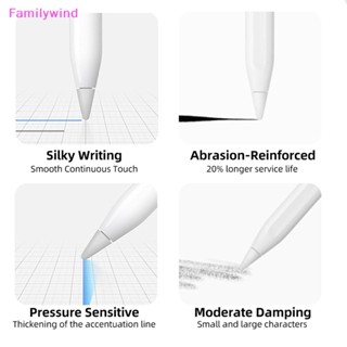 Familywind&gt; ปลายปากกาสไตลัส สองชั้น แบบเปลี่ยน สําหรับปลายปากกา iPencil 1st 2nd Generation iPad