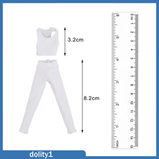 [Dolity1] เสื้อกั๊ก และกางเกง สเกล 1/12 แฮนด์เมด อุปกรณ์เสริม สําหรับตุ๊กตา ฟิกเกอร์ผู้หญิง 6 นิ้ว