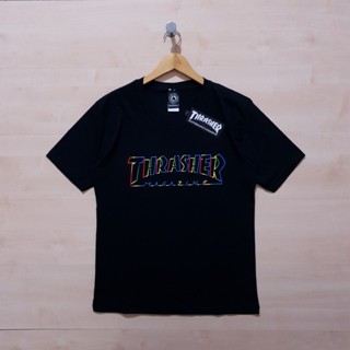 เสื้อยืด THRASHER MULTICOLOR สีดํา