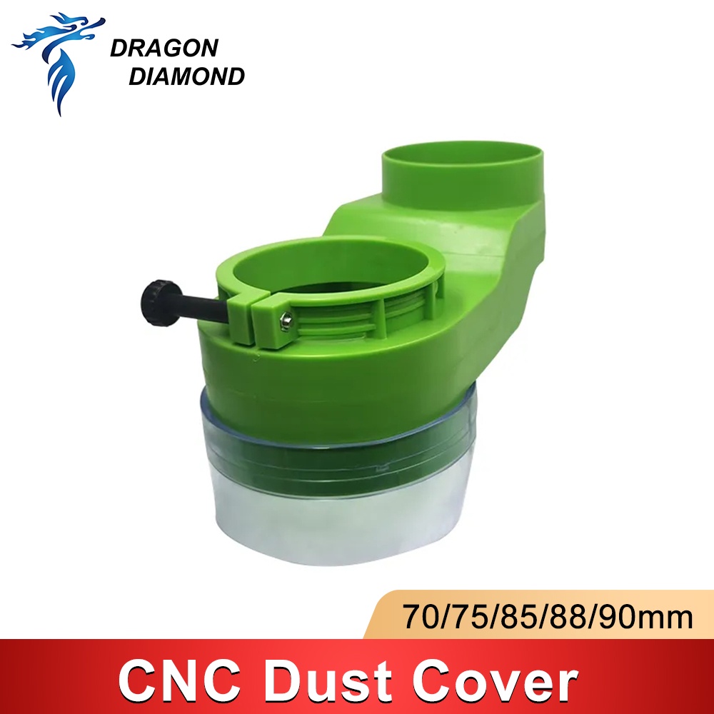 ฝาครอบกันฝุ่น CNC ขนาด 70 มม. 75 มม. 85 มม. 88 มม. 90 มม. สําหรับเครื่องแกะสลักไม้ - รูปที่ 2