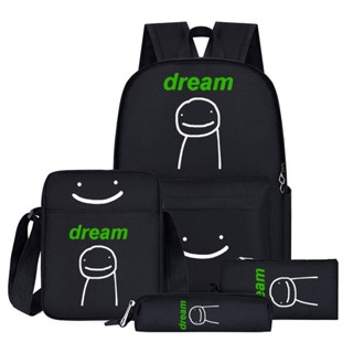 ** * Dream กระเป๋าเป้สะพายหลัง กระเป๋านักเรียน ขนาดใหญ่ จุของได้เยอะ ลาย My World Merchandise สําหรับผู้ชาย และผู้หญิง