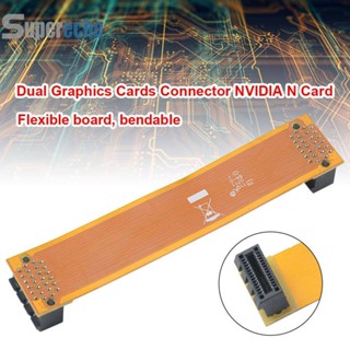 ♕พร้อมส่ง♕[superecho.th] สายเคเบิลเชื่อมต่อการ์ดจอ NVIDIA N Card SLI Bridge 10 ซม.