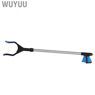 Wuyuu Collapsible Garbage Pick Up Tool  Aluminum Alloy Tube Firm Durable Widely Use Avoid Bending Over Trash Picker for Home Factories Pregnant Women