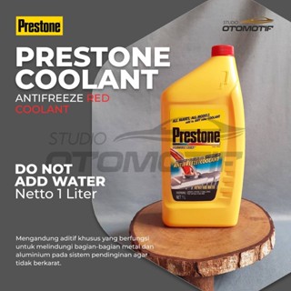 Prestone หม้อน้ําหล่อเย็น ป้องกันอากาศ สีแดง 1 ลิตร