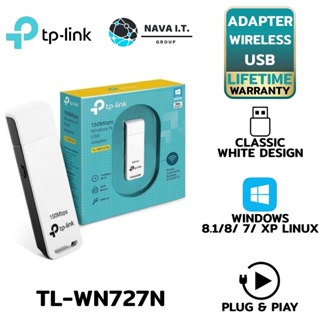 COINSคืน15%⚡FB9JMZV6⚡ TP-LINK TL-WN727N V.5.20 150MBPS WIRELESS N USB ADAPTER ประกันตลอดอายุการใช้งาน