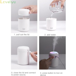 ⭐READY STOCK ⭐Aroma Humidifier Power Socket 300ml Water Tank Desktop Grey/White/Pink