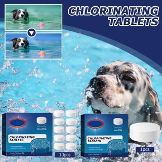 New Professional Swimming Pool Bleach Chlorine Disinfectant Tablets 200g