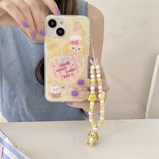 เคสโทรศัพท์มือถือ ลายภาพวาดสีน้ํามัน รูปหมีสีเหลืองน่ารัก สําหรับ Iphone 14 pro max 13 12 11 14promax 13 11 12