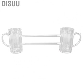 Disuu Beer Mug Siamese  Drop Exquisite Ergonomics Handle Glass Stein US