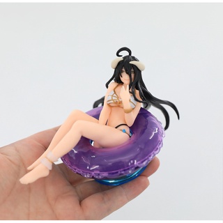 โมเดลฟิกเกอร์ PVC อนิเมะ Overlord Albedo Knit Ver ขนาด 22 ซม. ของเล่นสําหรับเด็ก