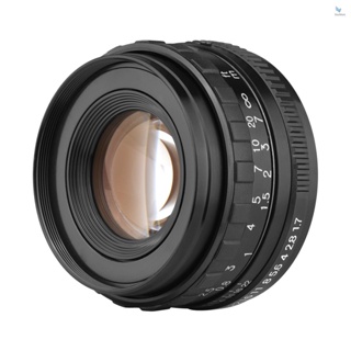 {fash} เลนส์กล้อง 50 มม. F1.7 รูรับแสงขนาดใหญ่ แมนนวลโฟกัส Prime เมาท์ PK แบบเปลี่ยน สําหรับกล้อง Pentax K1/ K-1 Mark II ฟูลเฟรม