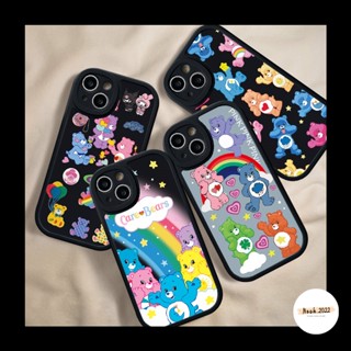 เคสโทรศัพท์มือถือ ลายการ์ตูนหมี สีรุ้ง สําหรับ Samsung A34 A14 A02s A54 A13 A03s A23 A32 A04 A04s A03 A22 A12 A20s A71 A52 A72 A21s A51 A10s A31 A50 A30s A33 A20 A50s A53