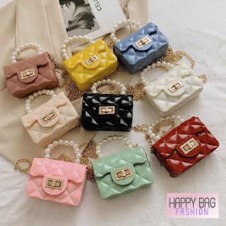 【พร้อมส่ง】happy fashion  กระเป๋าจิ๋วไข่มุกมาใหม่ รุ่น zz5346700