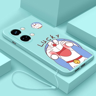 เคสโทรศัพท์ซิลิโคน TPU แบบนิ่ม ผิวด้าน ลายการ์ตูนโดราเอมอน สําหรับ OnePlus Nord 3 5G nord3 CE 3 Lite 5G