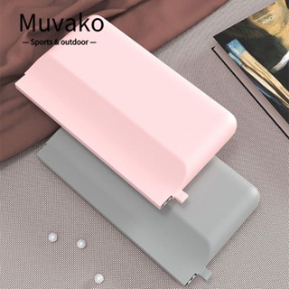 Muvako กระเป๋าซิลิโคน แบบพกพา สําหรับใส่จัดเก็บสายหูฟัง สายชาร์จ USB กุญแจ แว่นตา