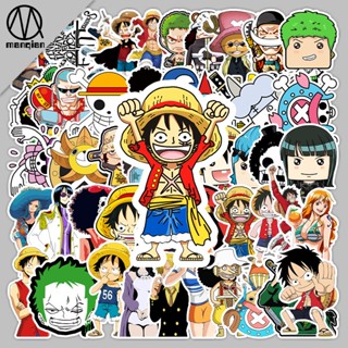 สติกเกอร์ ลายการ์ตูนอนิเมะ One Piece กันน้ํา สําหรับติดตกแต่งกระเป๋าเดินทาง คอมพิวเตอร์ สเก็ตบอร์ด รถยนต์ รถจักรยานยนต์ มี 50 แผ่น