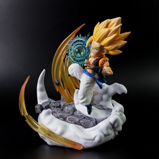 โมเดลฟิกเกอร์ อนิเมะดราก้อนบอล Akihabara Super Saiyan Gotenks ของเล่นสําหรับเด็ก