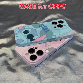 เคสโทรศัพท์มือถือแบบแข็ง ลายการ์ตูน Stitch น่ารัก สําหรับ OPPO Reno8T 5G Reno8 Pro Reno8 Reno7 Z Reno7 Pro Reno6 Pro Reno5 Reno4 Z Reno3