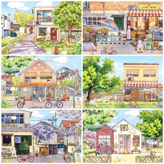 🔥ปริศนา🔥【Healing Town】Jigsaw Puzzle 300 ชิ้น 500 ชิ้น 1000 ชิ้น Ultra HD Wood Puzzle การจัดส่งที่รวดเร็ว ปริศนา Bashwood พรีเมี่ยมพรีเมี่ยมสำหรับผู้ใหญ่ Unclassing ของขวัญวันเกิดปริศนาที่กำหนดเอง ปริศนาอะนิเมะ