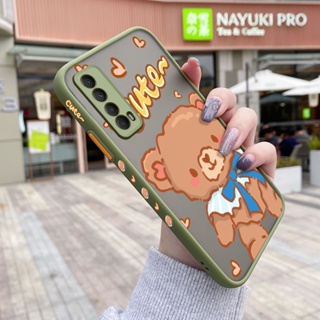 เคสซิลิโคนนิ่ม แบบใส ขอบสี่เหลี่ยม กันกระแทก สําหรับ Huawei Y7A P Smart 2021