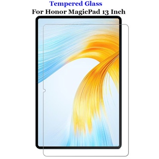 ฟิล์มกระจกนิรภัยกันรอยหน้าจอแท็บเล็ต 9H 2.5D แบบบางพิเศษ 13 นิ้ว สําหรับ Honor MagicPad