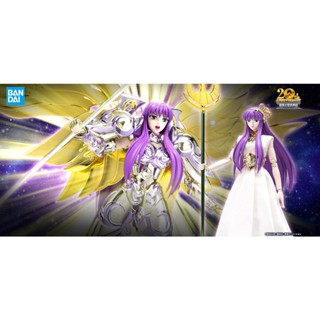 ของเล่นโมเดลฟิกเกอร์การ์ตูนอนิเมะ Bandai Athena Saori Kido 20th Saint Seiya Myth Cloth EX Knights of The Zodiac ของขวัญ สําหรับเด็ก