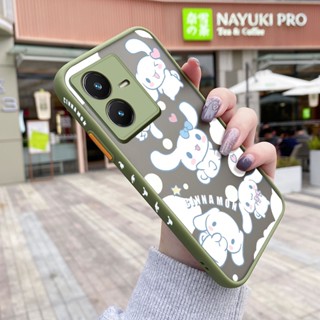 เคสโทรศัพท์มือถือแบบแข็ง ใส กันกระแทก ลายการ์ตูนสุนัข Laurel สําหรับ VIVO Y22 Y22s