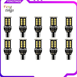 [Ft] หลอดไฟท้ายรถยนต์ รถบรรทุก W16W LED T15 10 ชิ้น